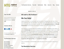 Tablet Screenshot of highlandtaxresolution.com